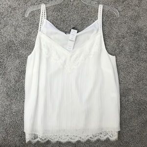 White House Black Market (Medium) lacy tank